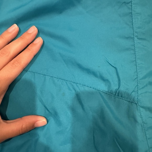 Vintage Nike Windrunner Windbreaker Jacket Teal Blue Hooded Full Zip Mens XL 90s - Picture 5 of 15